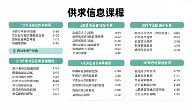 供求信息推广中查询效率低,如何提升曝光率